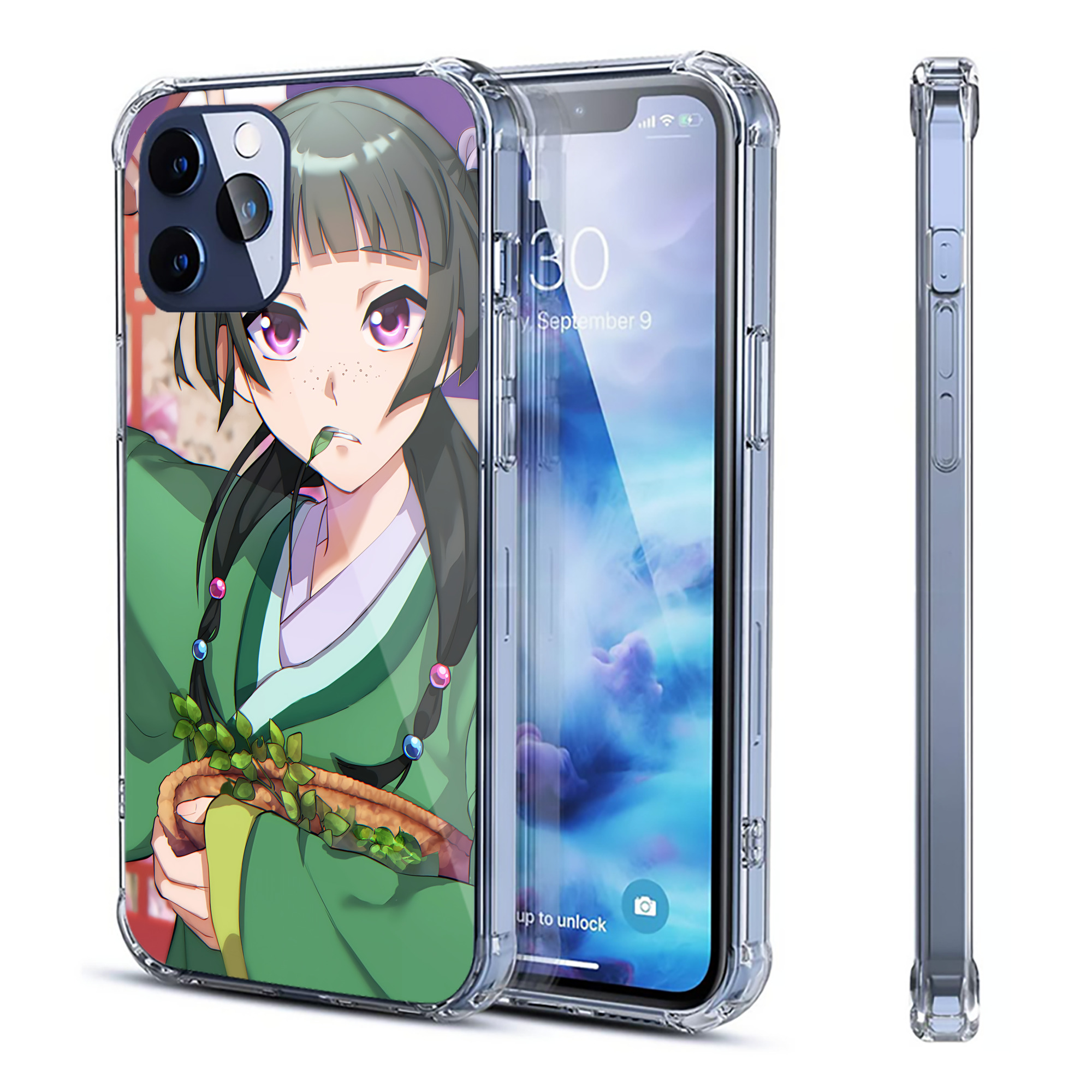 （画像用） 薬屋のひとりごと The Apothecary Diaries 【iPhone 12シリーズ対応】透明スマホケース（クリアソフトケース）